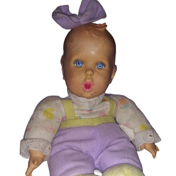 GERBER Bean Bag Plush Baby Doll Toy 9" w/Hard Plastic Hands & Head Toy Biz 1996 - Picture 1 of 12
